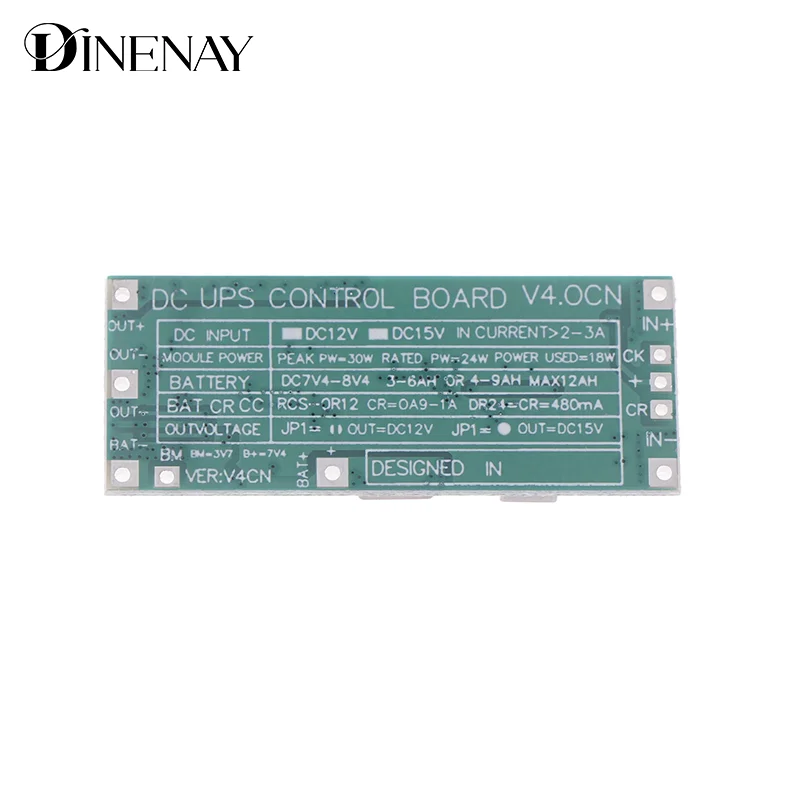2S DC 12V/15V 24W 1A UPS Netzteil Modul Unterbrechungsfreie Power Control Board 2S V4.0CN Lade Step Up Schutz Modul