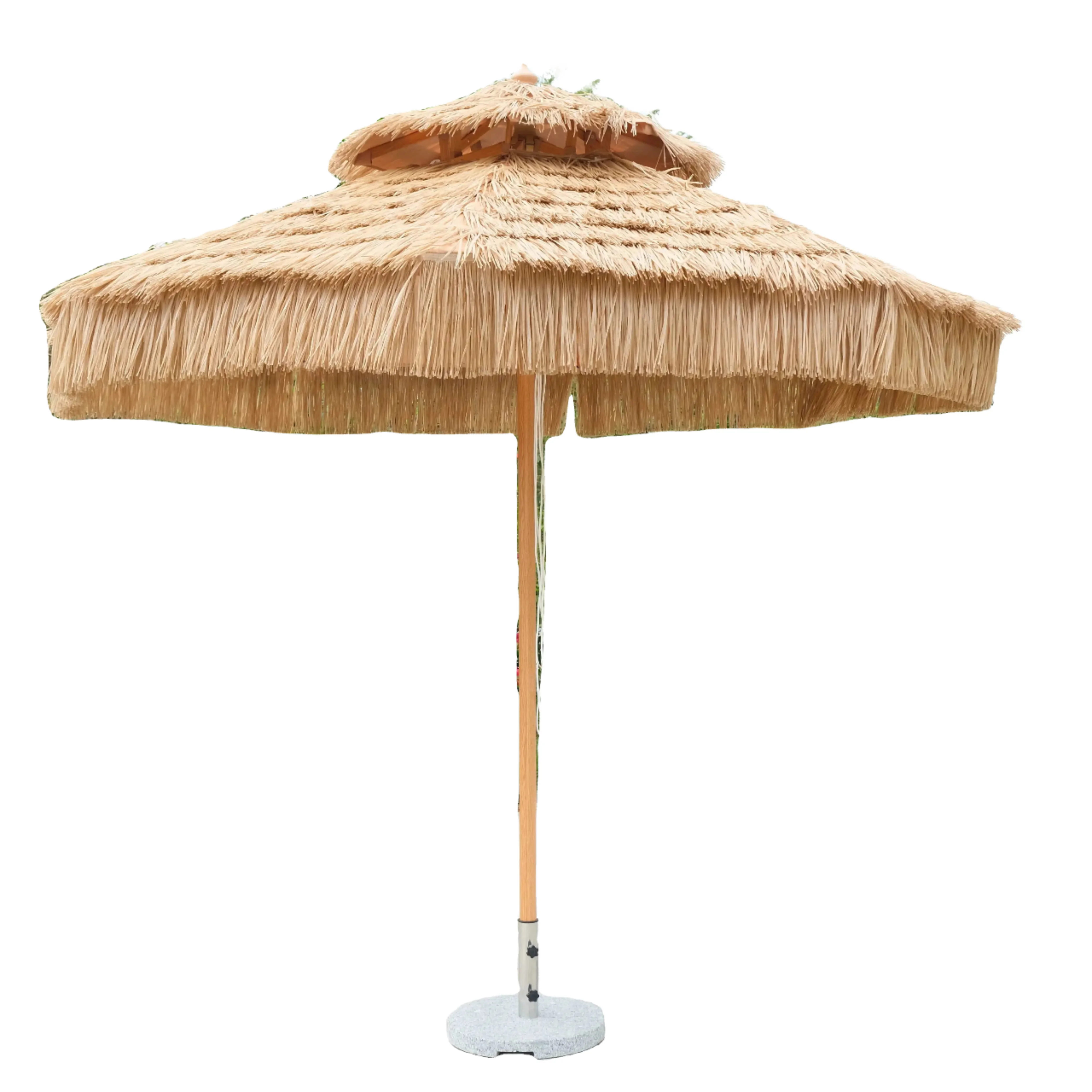 

Hot Sale Outdoor Garden Furniture Parasol Easy Open Folding Umbrella Custom Strong Aluminum for Beach Resort Use