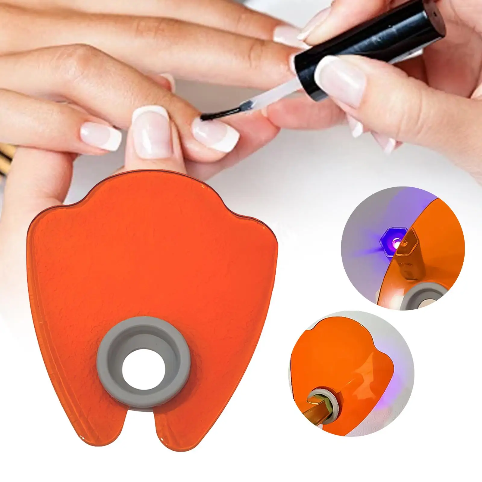 Nail Lamp Shield Plate Protection Easy to Use Shade Board for Salon Home