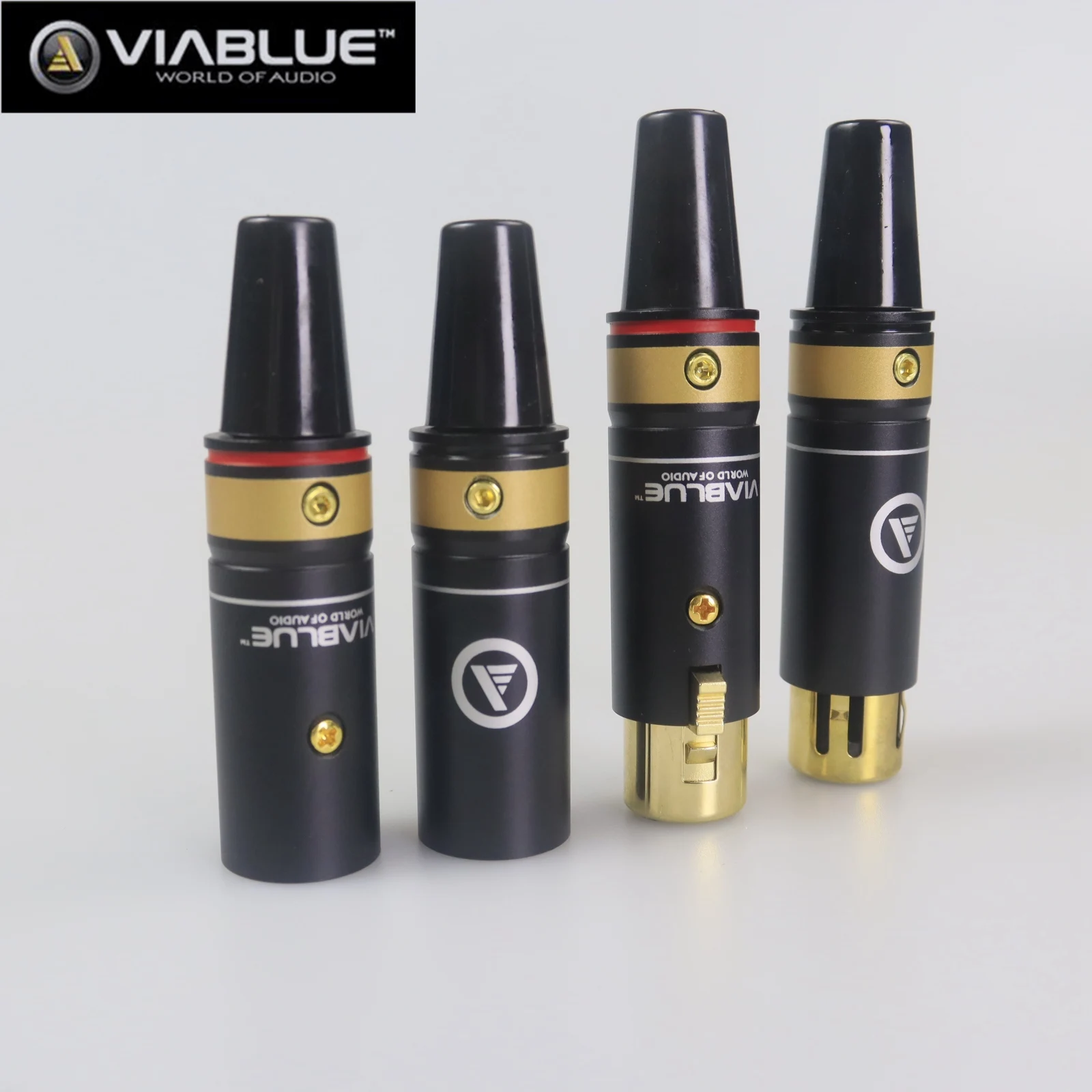 Deutscher Original VIABLUE T6S Hochwertiger 3-Pin XLR Stecker und Buchse, symmetrischer Mikrofonstecker, HIFI-Audiokabel, XLR-Anschluss