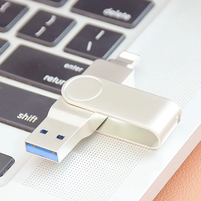 Unidad Flash USB OTG, Pendrive de 64GB, 3,0 GB, 128GB, memoria de 256GB para teléfono 6, 7, 8, 9, 14, 13, 12, 11, IOS, IPAD, PC, 512 GB