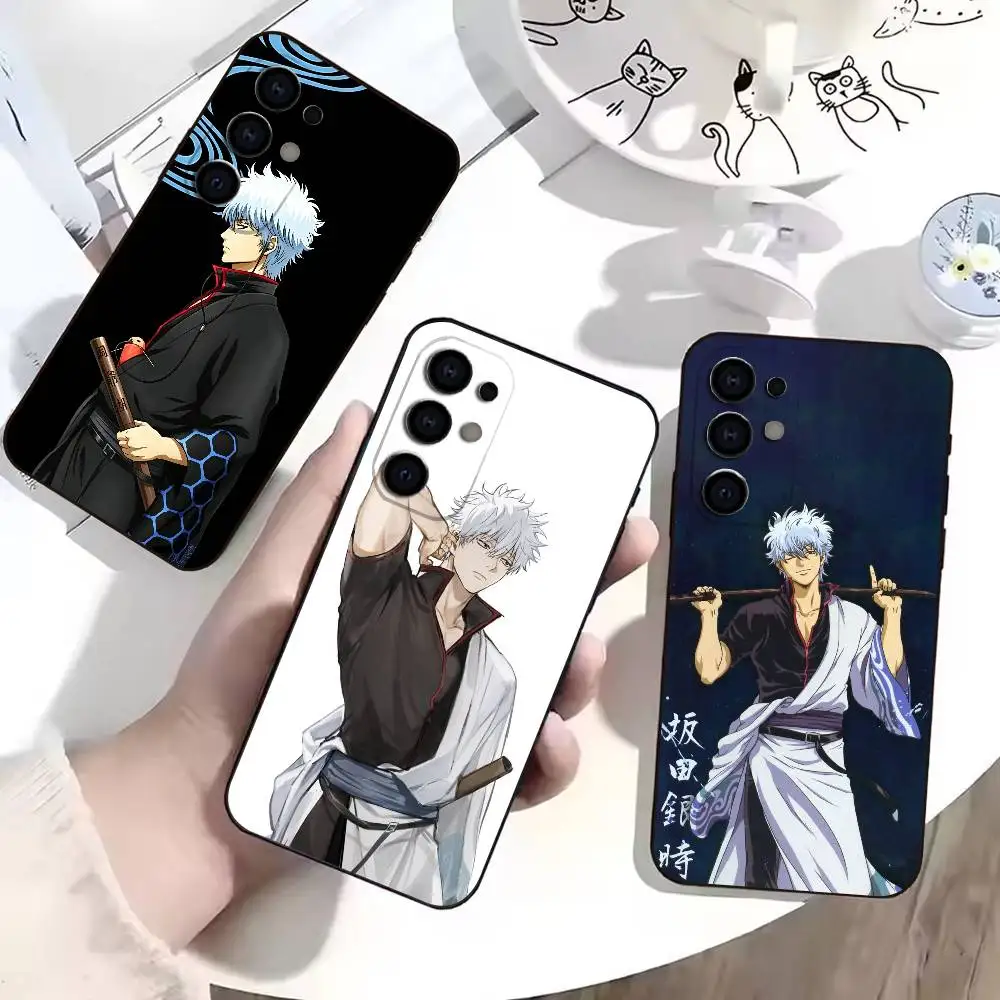Gintoki Sakata  Phone Case For Samsung S25,S24,S21,S22,S23,S30,Ultra,S20,Plus,Fe,Lite,Note,10,Black Cover