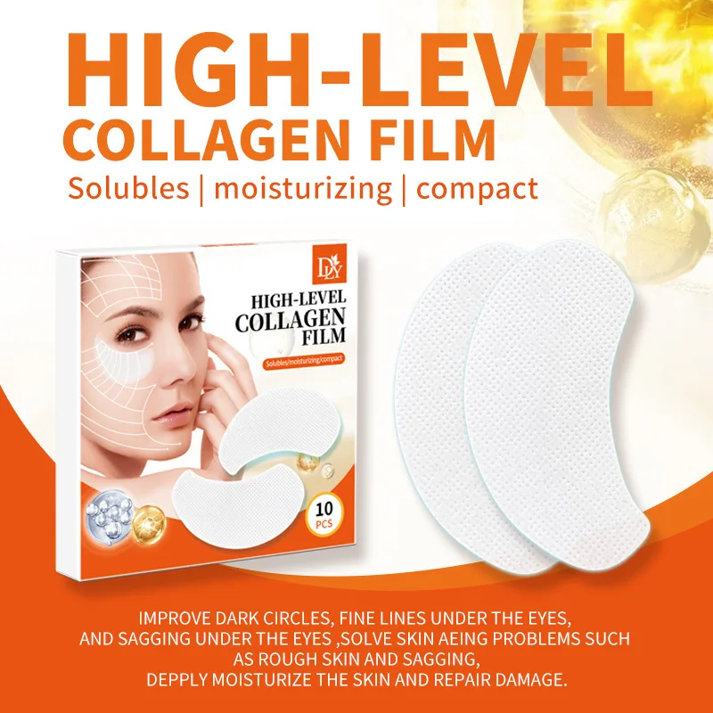 Hydrolyzable Highprime Collagen Eye Mask Serum Spray Set Fade Fine Lines Removal Dark Circles Soluble Essence Filler Eye Care