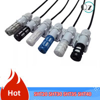 SHT40 SHT30 SHT20 SHT35 Temperature Humidity Sensor Module Probe Cable Waterproof Digital Capacitance Sensors 1M I2C Output