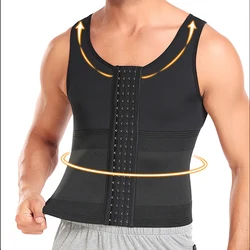 Be-In-Shape Waist Trainer Vest Mens Body Shaper Compression Shirts Abdomen Shapewear Tummy Control Slimming Sheath Underwear