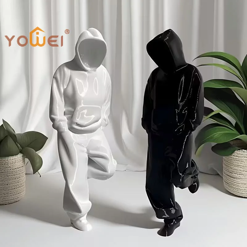 Latest 1/2Pcs 3D Printed Faceless Thinker Figurine Home Decor Living Room Decoration Crafts Ornaments Accessories