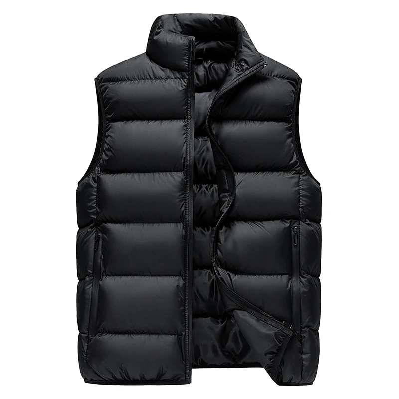 Piumino di cotone gilet da uomo primavera e autunno inverno 2024 nuovo stile che indossa gilet casual giovani uomini in piedi giacca giacca giacca jacke