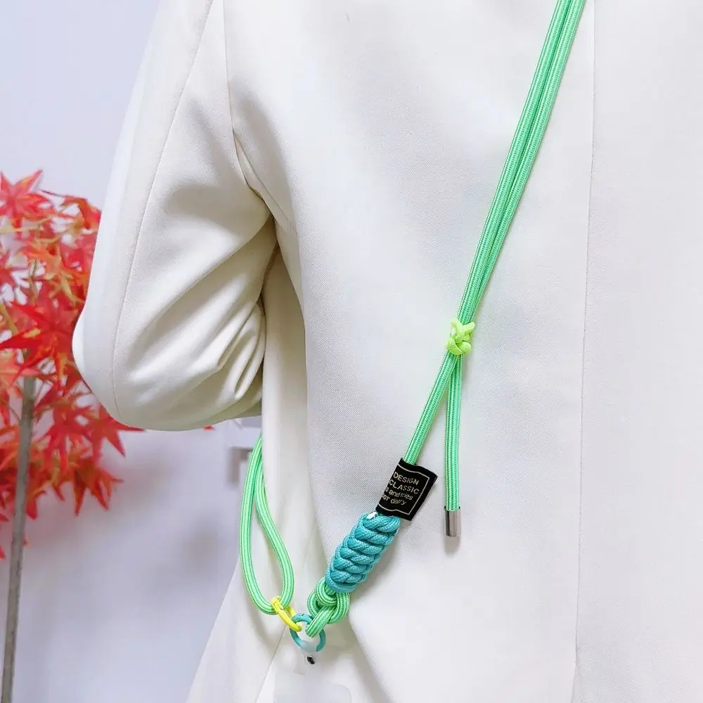 الفاخرة قابل للتعديل مضفر الهاتف سلسلة مفاتيح قصيرة الحلي جراب هاتف شنق حبل السلامة ضد التعادل حبل ملحقات الهاتف #4