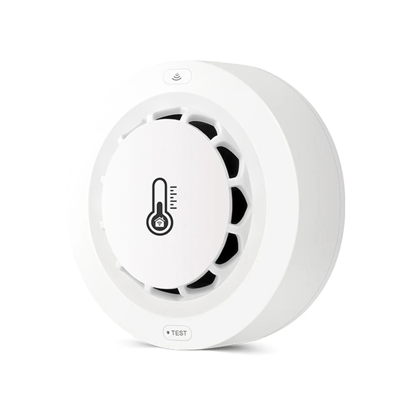 

Wifi Wireless Smart Smoke Alarm Home Security Smoke Alarm App Control For Home Lounge