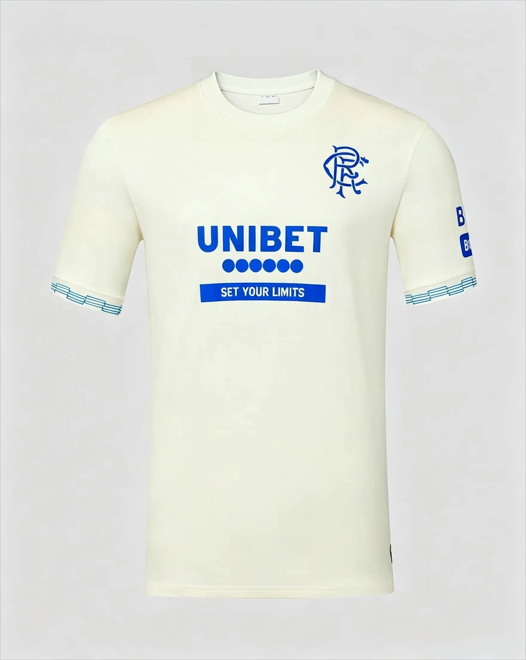 2026-2027 Glasgow Rangers Football Jersey, Men Summer 3D Print Sports Football T-shirt, Breathable Unisex Jersey Family Matching