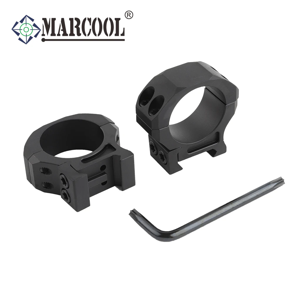 

Marcool 2PCS Hunting Rifles Scope Mount Ring for Dia 30mm Tube Scopes Picatinny Rail Tactical Flashlight Mount 7075 Aluminum New