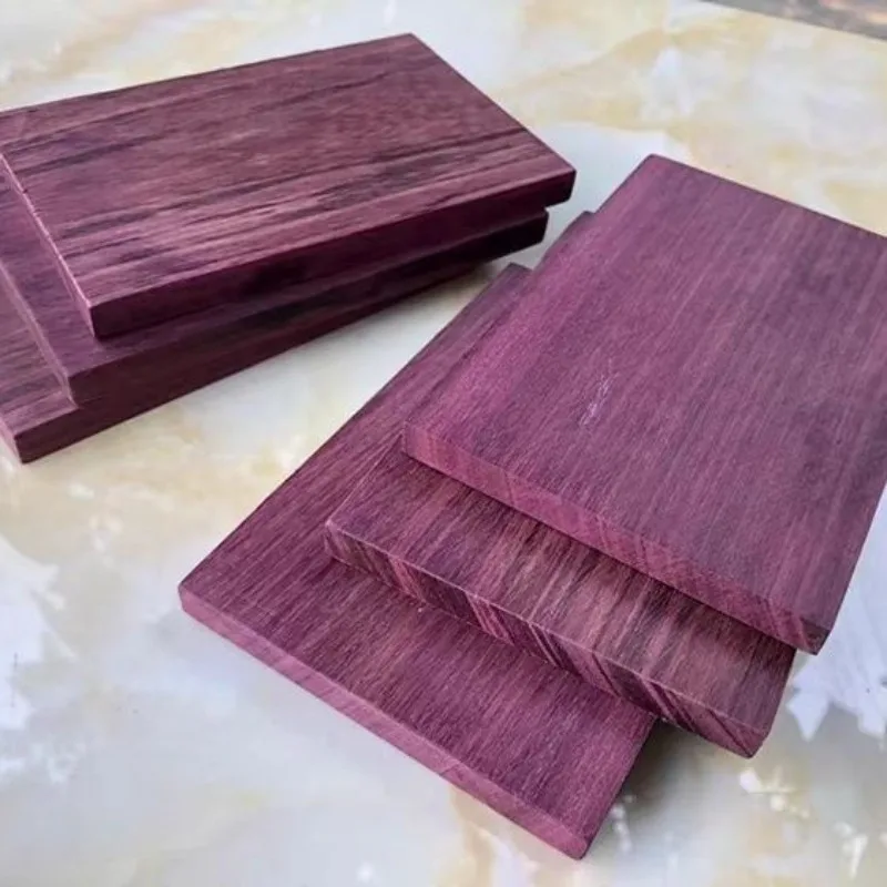 Natural Purple Heart Sappan Purple Core Wood Violet Purple Wood For DIY Handmade Raw Materials Wooden Craft