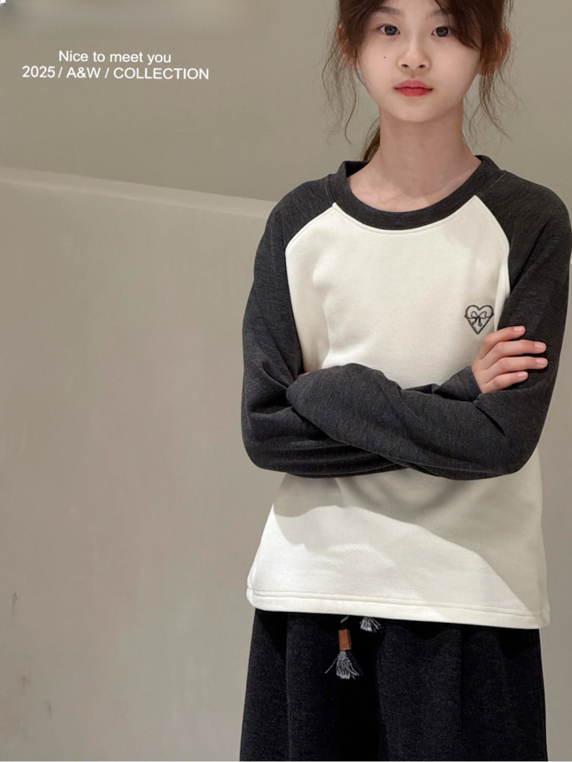 bora-kids-long-sve-fce-lined-round-ne-t-irt-jasper-series-autumn-winter-casual-sle-stand-fit-breathable-cotton