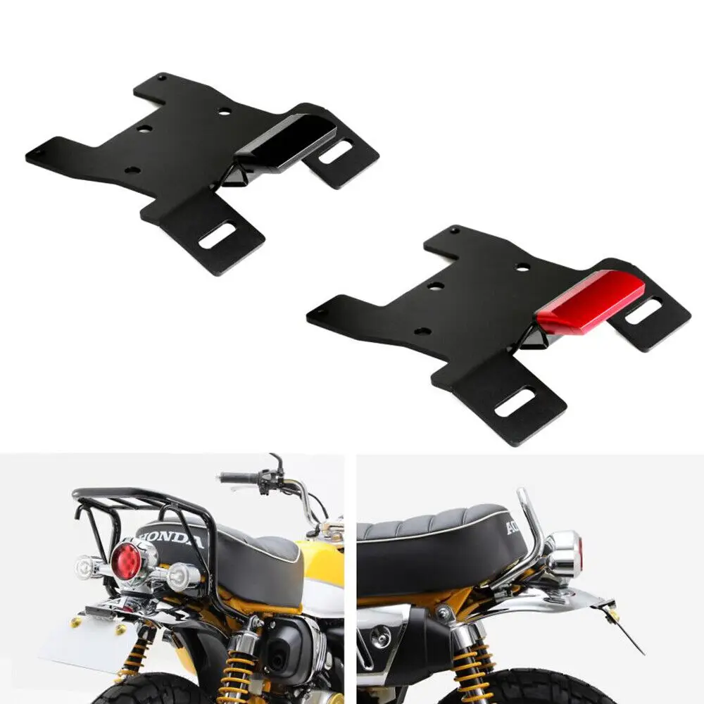 

Motorcycle LED License Plate Holder Tail Light Bracket Tidy Fender Eliminator For HONDA MONKEY 125 2018-2024