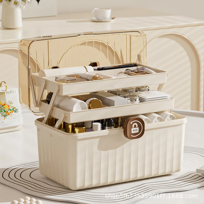 صندوق أدوية طبي عائلي محمول للسعافات الأولية لمنع الأوبئة بسعة كبيرة في الهواء الطلق #1