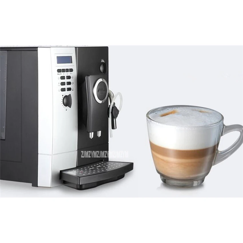 19Bar 2L Automatic Espresso Coffee Maker Coffee Bean Grinder Milk Bubble Cafe Mocha Cappuccino Italian Coffee Machine CLT13