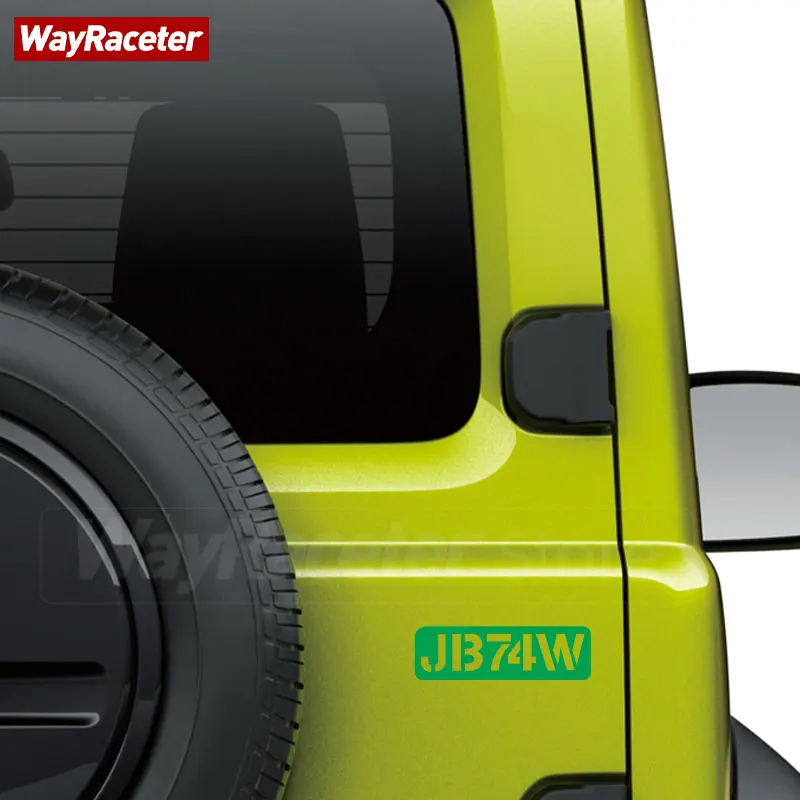 2 Pcs Reflective Hood Bonnet Side Fender Window Trunk Sticker JB74W Graphics Vinyl Decal For Suzuki Jimny Accessories 2022 2023