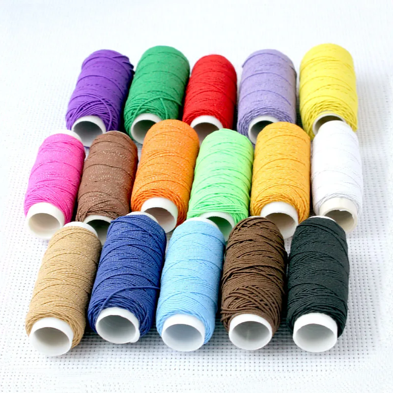 16 color  0.5mm elastic line ultra-fine / skirt wrinkled bottom line / color elastic rope / round elastic band / rubber band