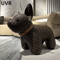 UVR-taburete con forma de Animal para el hogar, taburete con forma de Animal, con sensación Premium, creativo, para cambiar zapatos, para sala de estar