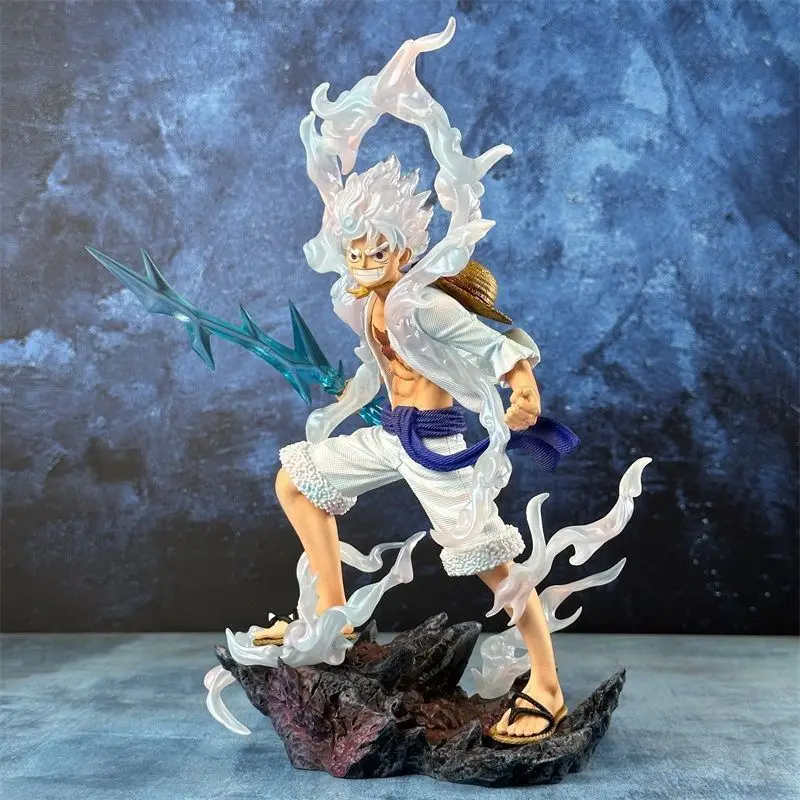 JT Studio One Piece Monkey D. Luffy Sun God Nika Figure - High Quality 30cm PVC Model - Wano Arc Battle Ver. Desktop Ornament - view 5