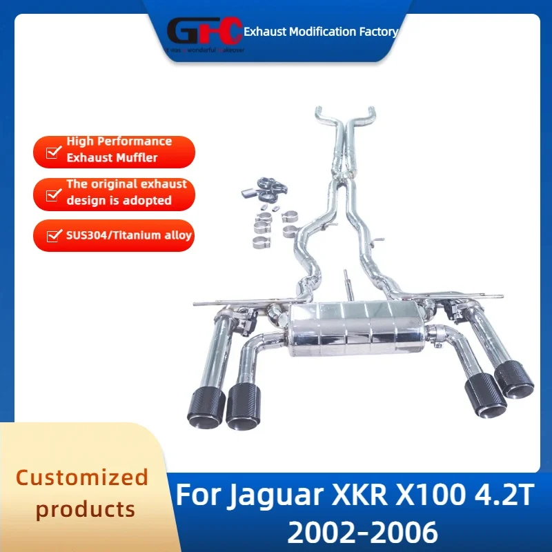 

GFC Catback Valvetronic Exhaust Pipe for Jaguar XKR X100 4.2T 2002-2006 High-Performance Stainless Steel Exhaust Muffler System