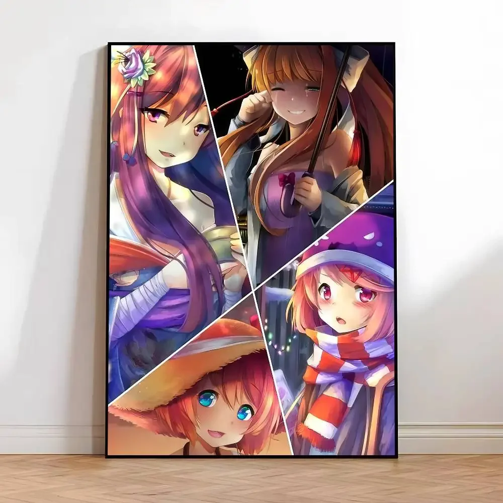 Anime Game Doki Doki Literature Posters HD-Druck, Vintage-Wandkunst, Dekoration für Zuhause, Arbeitszimmer – Detail 8