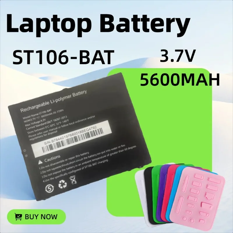 

For ST106-BAT 3.7V 5600MAH 20.72WH Laptop Battery