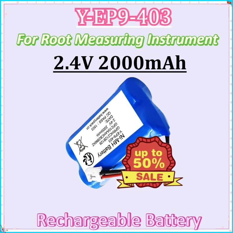 

New Y-EP9-403 NiMH Battery Rechargeable Battery for Root Measuring Instrument Batteries 2.4V 2000mAh
