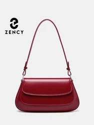 Zency luksusowe torebki torebki damskie prawdziwej skóry w stylu francuskim damska mała torba na ramię pod pachami Crossbody Messenger