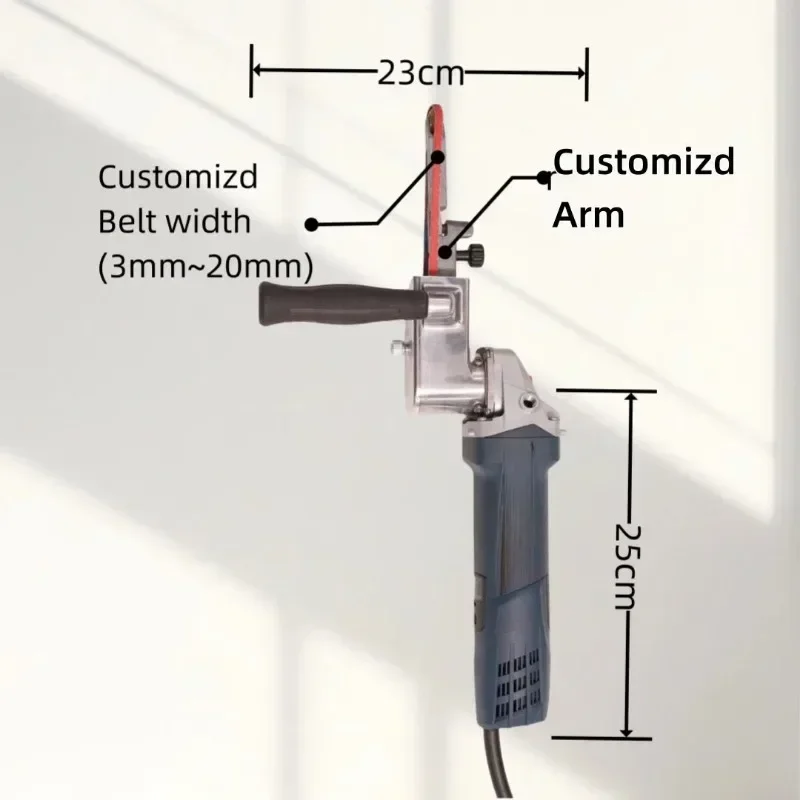 Customized Variable Speed Electric Abrasive-Grinding Abrasive Tool Belt Sander for Remove Burrs
