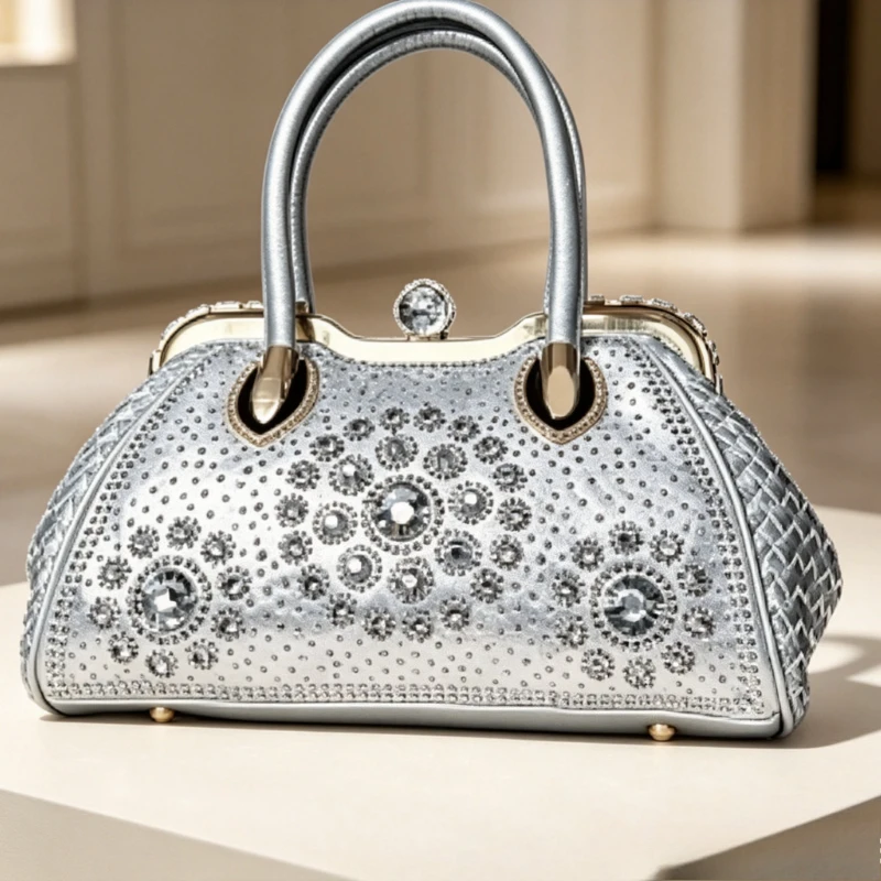 Simple Vintage Fashionable Bag High-End Minimalist Unique Leisure Stylish Mini Clutch For Women In Solid
