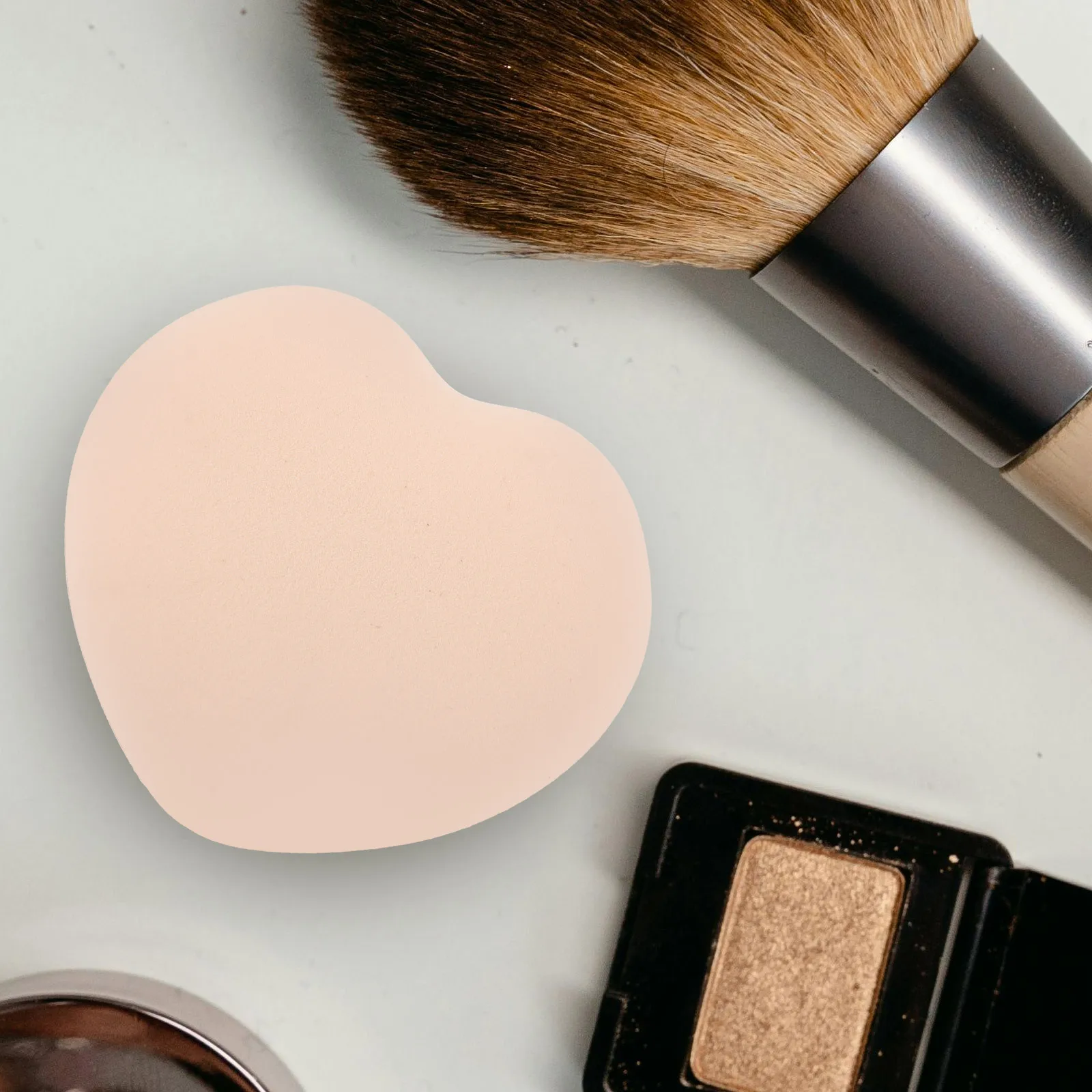 Bouffée de poudre de maquillage en coton Denim doux, pour fond de teint en poudre libre, outil d'application du visage, éponge de maquillage de beauté