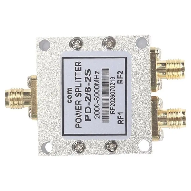 ABJN-Microstrip Combiner 2000-8000Mhz SMA Power Splitter One Point Two Power Divider 2-8Ghz