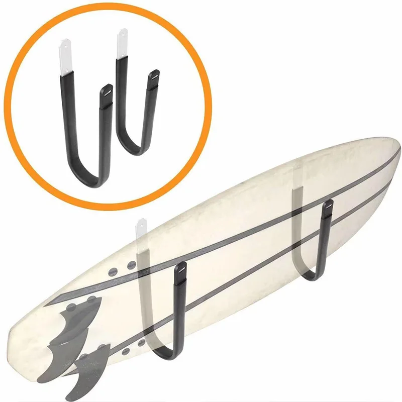 Wall Rack1SET Surfboard Wall-Mounted Display Stand Bracket Organizer for Indoor Snowboard /Surfboard Bracket