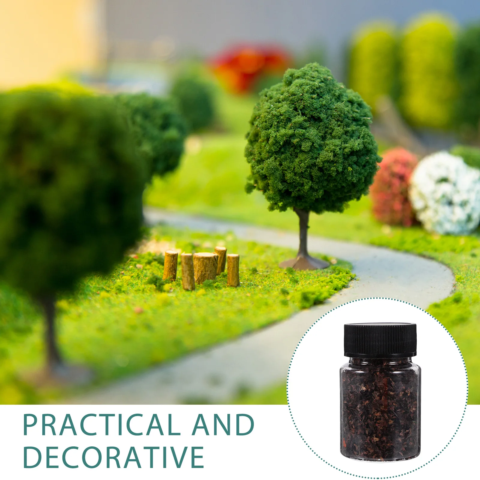 

1 Bottle Realistic Miniature Leaves Simulation Leaves for DIY Landscape Decor Artificial Plant Ornament Garden Home Office Bar