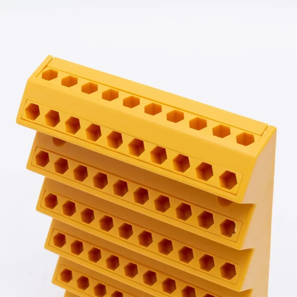 Imagem -06 - Caixa de Armazenamento de Fresa de 70 Espaços Braçadeira Sextavada de Torneira de Broca Rack de Colocação de Ferramenta Cnc Caixa de Acessórios de Chave de Fenda Hexagonal de de Polegada