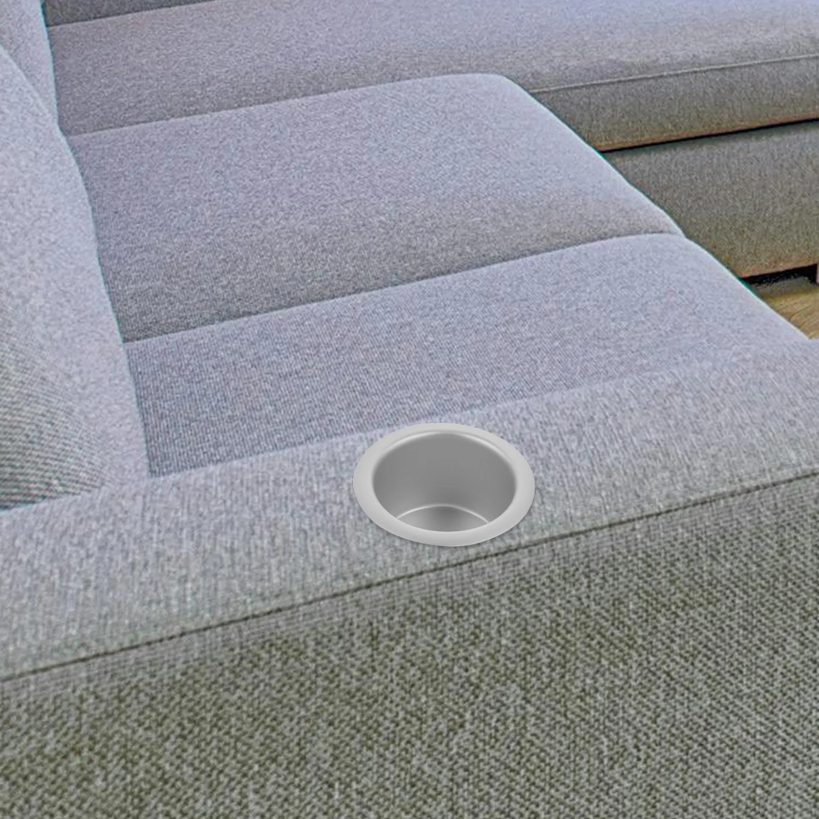 Car Cup Holder Aluminum Recliner Handle Insert Sofa Stable Drink Holder Replacement for Couch Seat Console Recliner Parts