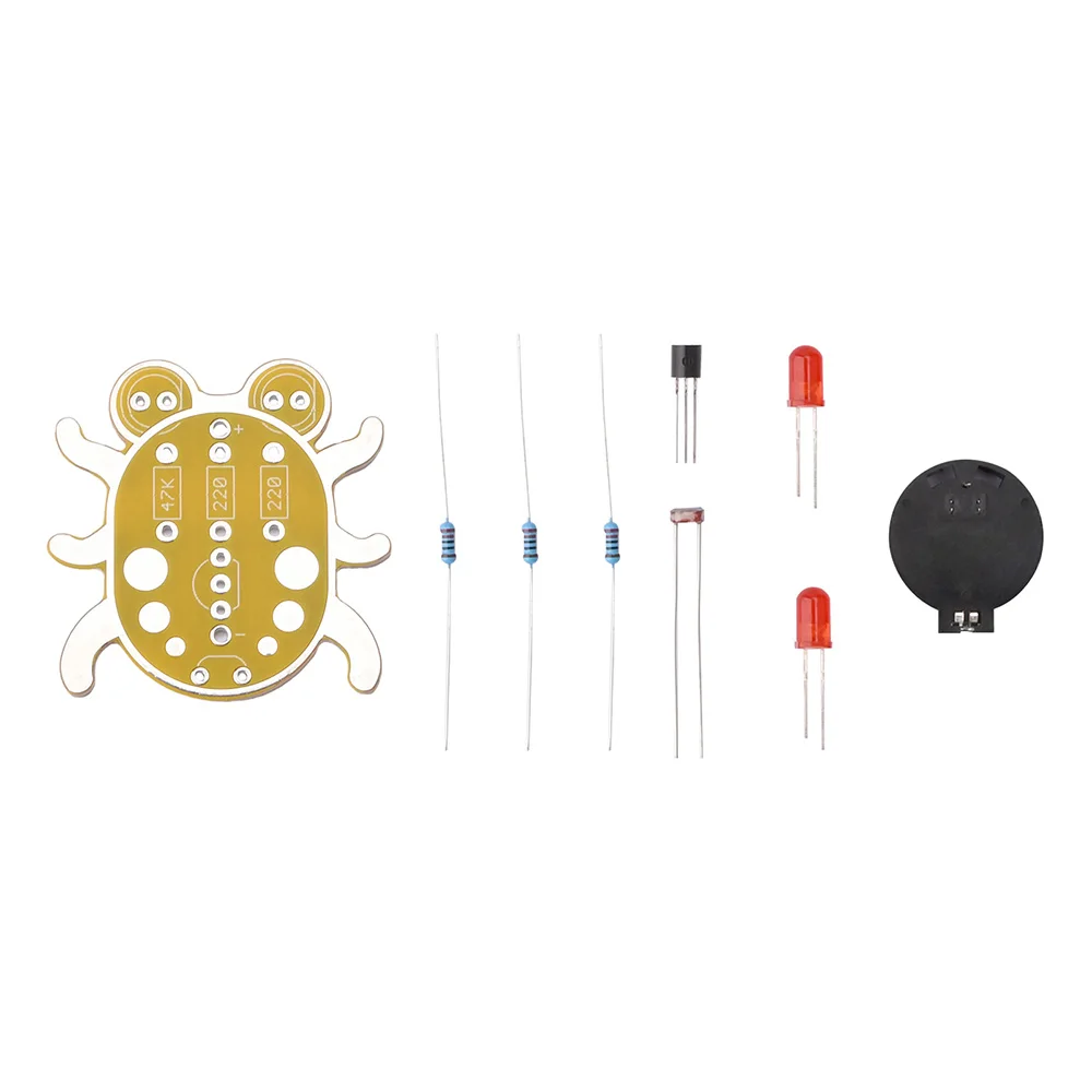 Weevil LED-Fotowiderstand-Sensormodul Löt-Lernset DIY-Kit für Anfänger – Detail 14