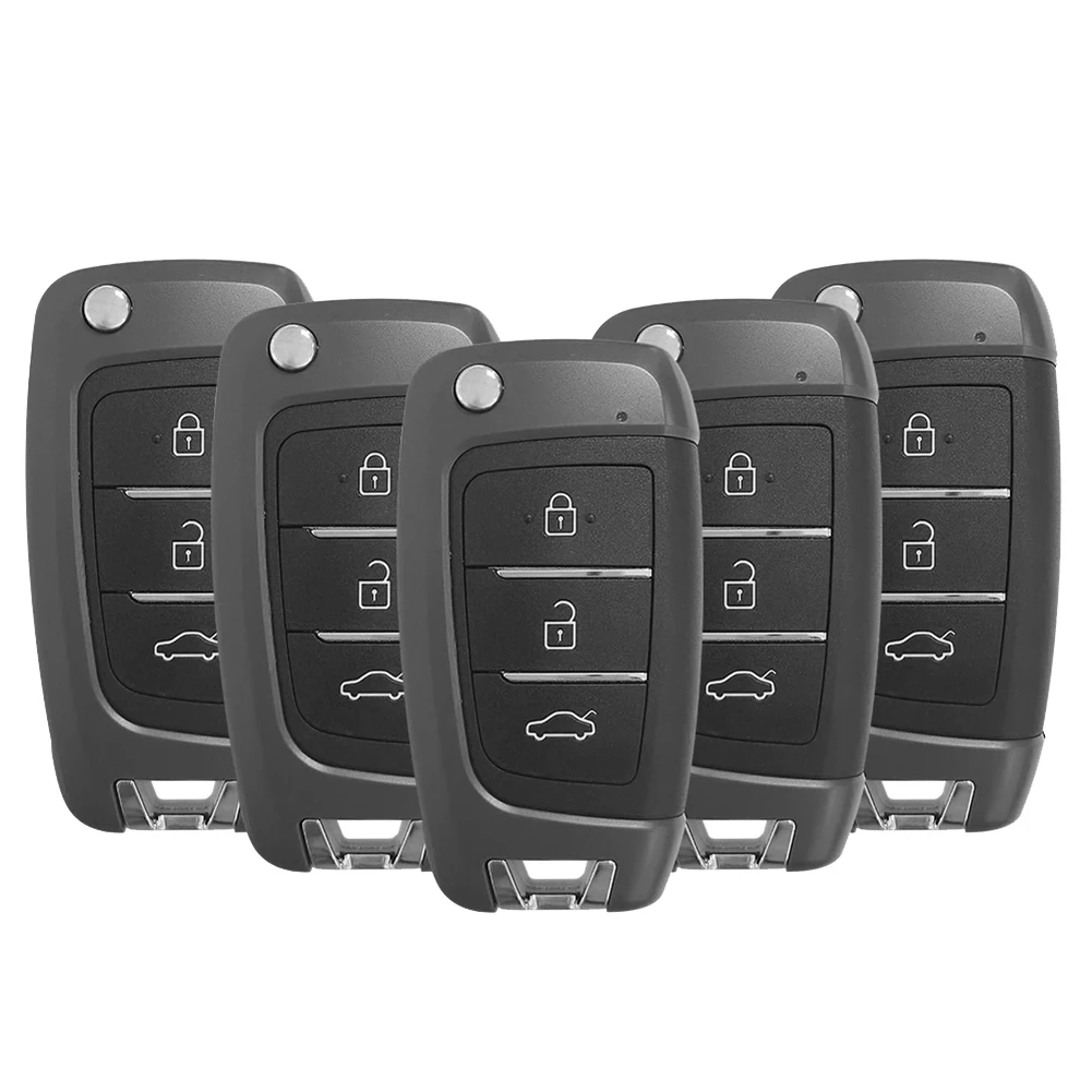 5Pcs KEYDIY B25 Universal 3 Button B-Series KD Remote Control Car Key for KD900 KD900+ URG200 KD-X2 Mini for Kia