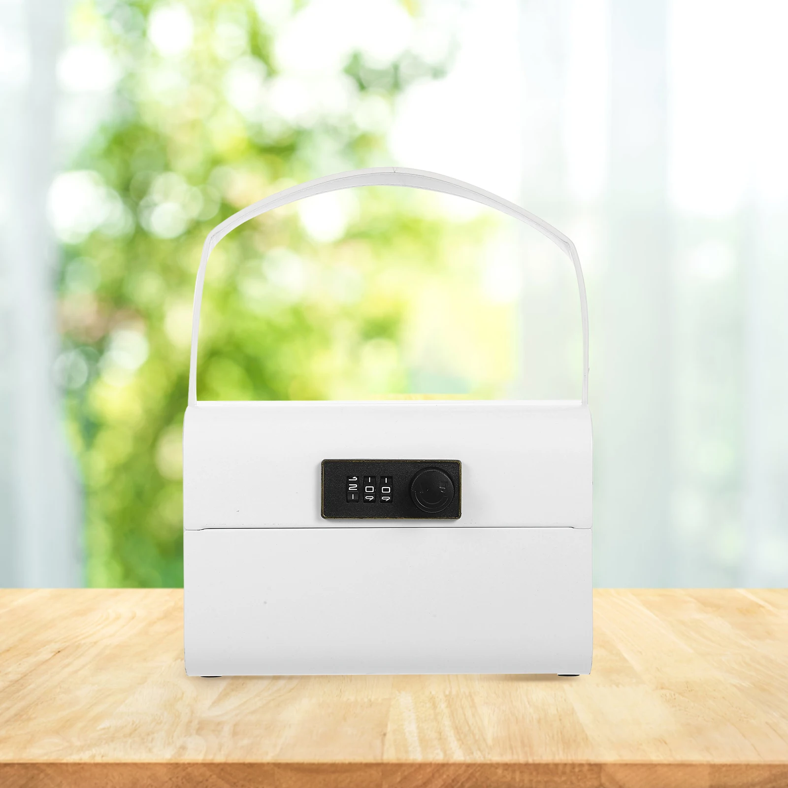 子供向け安全な手持ち型金属製貯金箱、暗証番号ロック、愛らしいキャラクターデザイン、広々とした収納スペース、鉄製貯金箱