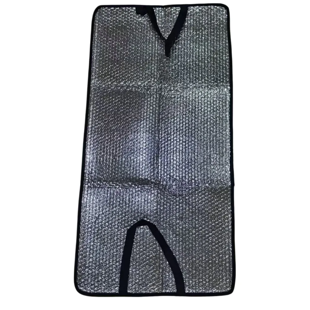 Aluminum Foil Insulated Cover for Air Conditioner Outdoor Unit Waterproof and UV Resistant 71x33CM 80x40CM 120x60CM Silver