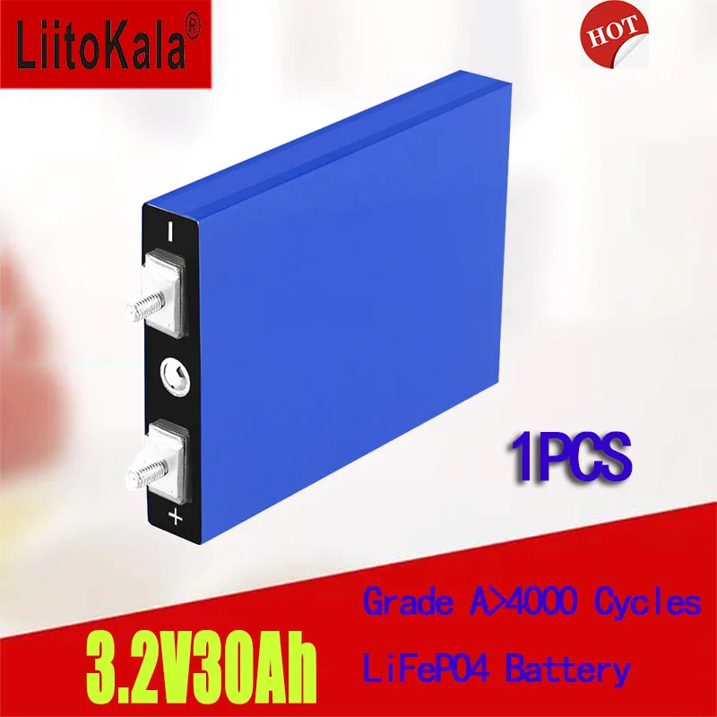 LiitoKala 3.2V 105Ah 50Ah 180Ah 200Ah 302Ah LiFePO4 แบตเตอรี่ DIY 12V 24V 48V รถจักรยานยนต์ไฟฟ้ารถอินเวอร์เตอร์พลังงานแสงอาทิตย์แบตเตอรี่