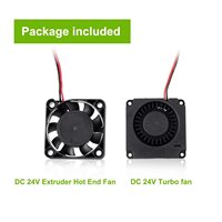 Creality Original 4010 Fans DC 24V Extruder Hot End Fan and DC 24V Turbo Fan for Creality Ender 3/Ender 3 Pro /Ender 5 3D Printe