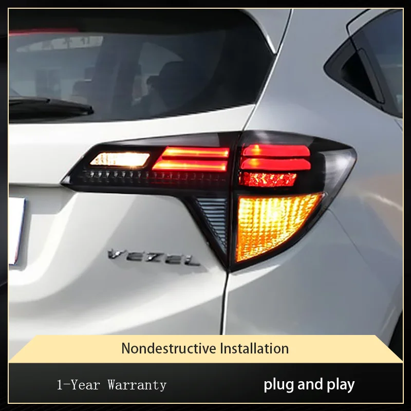 أضواء السيارة لهوندا HRV HR-V Vezel 2015-2018 الضوء الخلفي LED ترقية تسليط الضوء على العارض ثنائية البؤرة عدسة الملحقات أداة المصباح