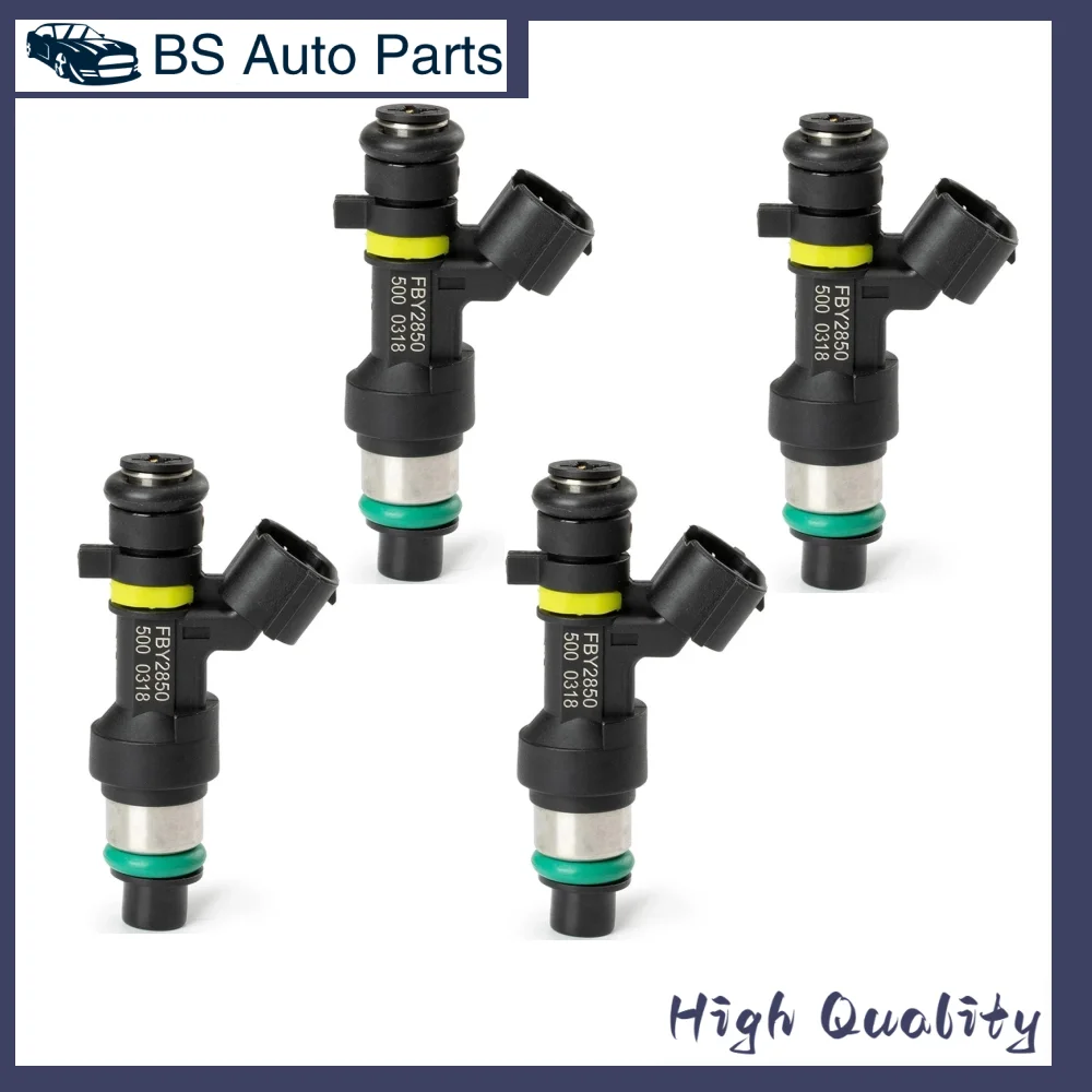 FBY2850 16600-EN200 Fuel Injectors  for 2007 - 2010 Nissan Sentra Versa 2009 - 2010 Cube 1.8L 2.0L 4PCS