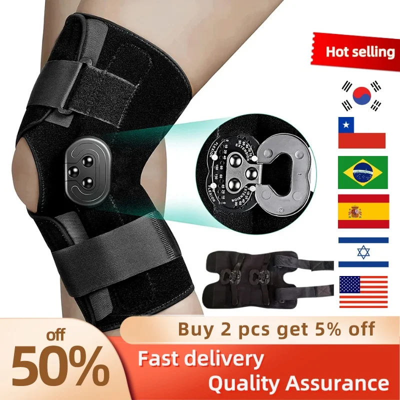 Knee Brace Knee Brace Adjustable Knee Support with Lateral Stabilization Locking Knee Pain Arthritic Anterior Meniscus Tear