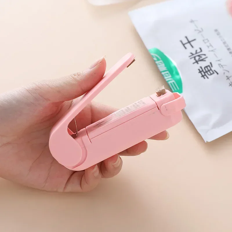 주방용품 열봉투 미니 밀봉기 패키지 실러 가방 열가소성 식품 봉투 클로저 휴대용 실러 포장기