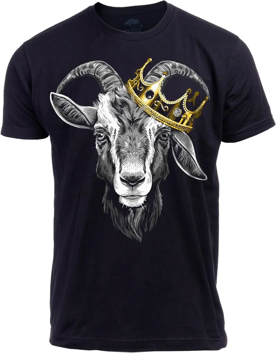 Greatest of All Time Champion Tee Shirt, Goat Fantasy Sports Champ Joke Humor T-Shirt for Men Women