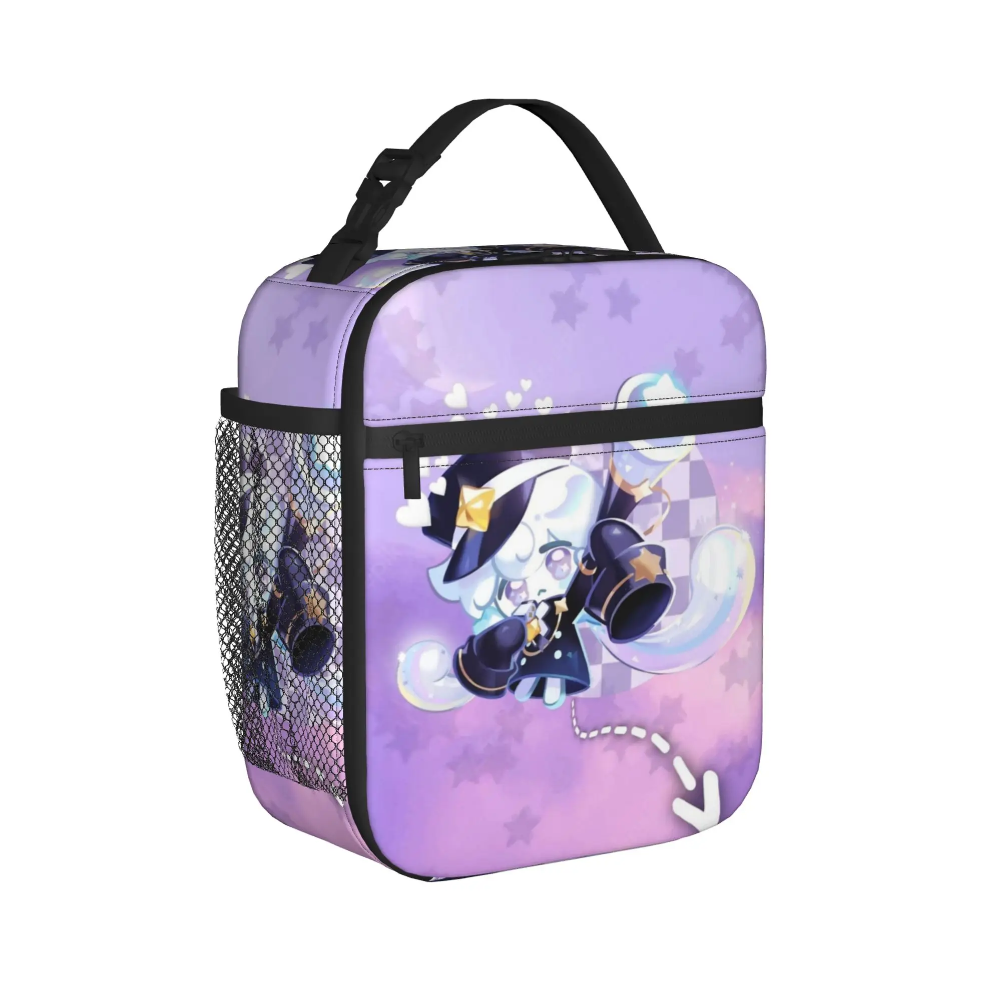 Bolsas térmicas para el almuerzo con diseño de Milky Way Cookie, a prueba de fugas, contenedor de comida Cookie Run Kingdom, bolsa térmica, lonchera para oficina y viajes