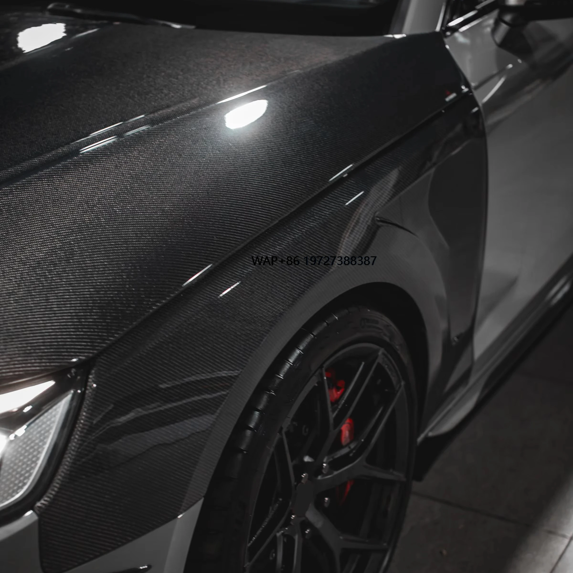 

S4 B95 Parts High-quality Genuine Carbon Fiber Board Front Fender Car Modification Parts